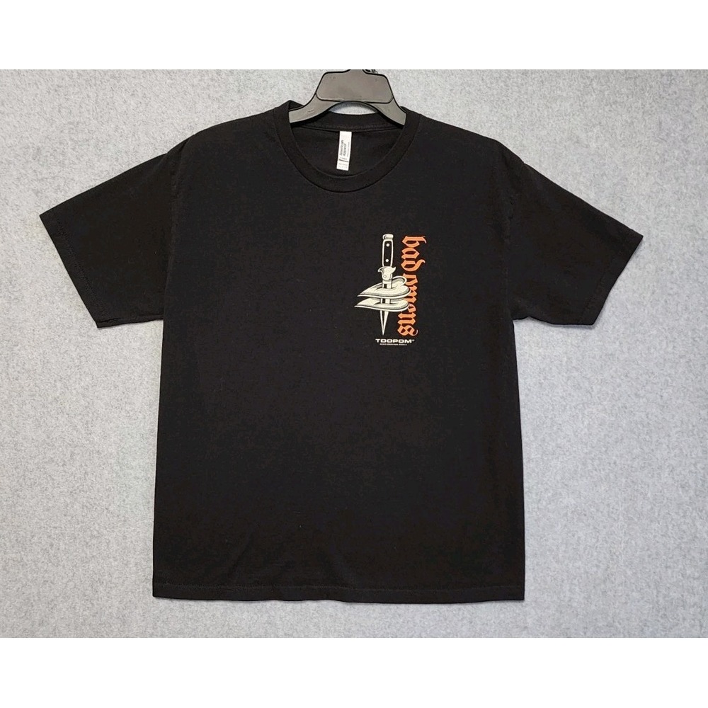 Bad Omens T-Shirt Mens Large Black Dagger Heart Graphic Band Tee Streetwear Goth